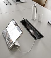 Accessoire boîte cablage L45 cm gris ombre 