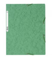 Chemise à élastique 3 rabats vert carte 400g R.555003