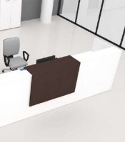 Comptoir OFFIDEA noyer canaletto L208 x P84 x H113 