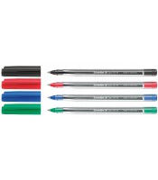 Stylo bille moyen 4 couleurs assorties 505 blister R.75060       