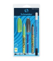 Stylo plume + roller assorti set Zippi effaçable blister R.74374 XXX