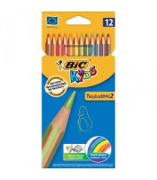 Crayons couleur boîte de 12 tropicolors 17.5cm R.9505221  XXX