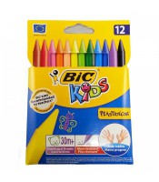 Crayons à la cire boîte de 12 plastidécor R.9457645