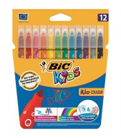 Feutres pointe moyenne boîte de 12 kid couleur R.9202936   