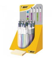 Stylo bille 4 couleurs shine blister de 3 R.902127  