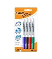 Feutres moyen pour ardoise blanche pqt 4 ass velleda blister R.503758
