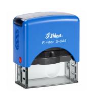 Tampon printer rPET - 844  58x22mm encre bleu 6 lignes