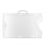 Badge rigide 86x54mm cristal dépoli R.1454256   IDX140V  