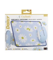 Souris sans fil + Tapis DAISY EXCLUSIV TNB