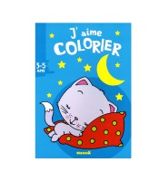 Hemma -J'aime colorier chaton A4 24 pages 3 - 5 ans