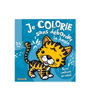Hemma - Je colorie sans deborde -la jungle A4 24 pages 2-4 ans