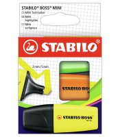 Surligneur mini 3 couleurs en blister R.07/3-2-02