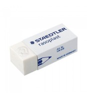Gomme plastique blanche 43x19x13mm R.526B30