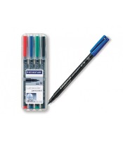 Stylo feutre 1.0 mm lumocolor 4 couleurs R.317WP4