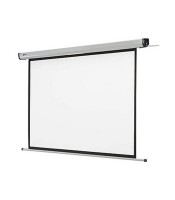 Ecran mural 192cmx144cm électrique toile blanc hors pose électrique