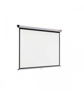 Ecran mural 200cmx151cm manuel toile blanc