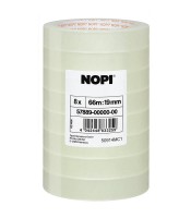 Adhésif transparent 19mm x66m éco R.57889