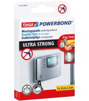 Adhésif double face 6 pads powerbond ultra fort 6kgs R.55790