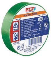 Adhésif isolation électrique 19mm x20m vert R.53988-106