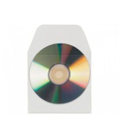 Pochettes pour CD/DVD avec rabat  127x127mm paquet de 10 R.6832XXX