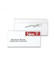 Badge sécurité 90x60mm horizontal sans clip R.200459