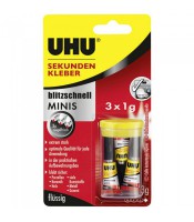 Colle liquide super glue 3 x 1g blister R.45415 