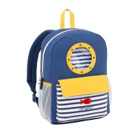 Sac à dos petit modèle Petit matelos bleu/jaune R.627311-33