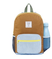 Sac à dos petit modèle Sunny days marron/bleu R.627368-33