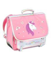 Cartable moyen modèle licorne 2 compartiments rose R.328431-26