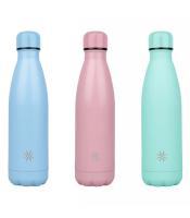 Gourde isotherme 500ml inox Aqua coloris pastel assortis R.012253-05
