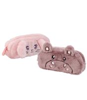 Fourre-tout rond cuddle peluche douce coloris ass R.890361-05