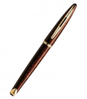 Stylo bille WATERMAN Carène ambre marine doré GT R.WMS0700940