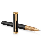 Stylo roller PARKER Ingenuity noir/doré  F R.PK2182007